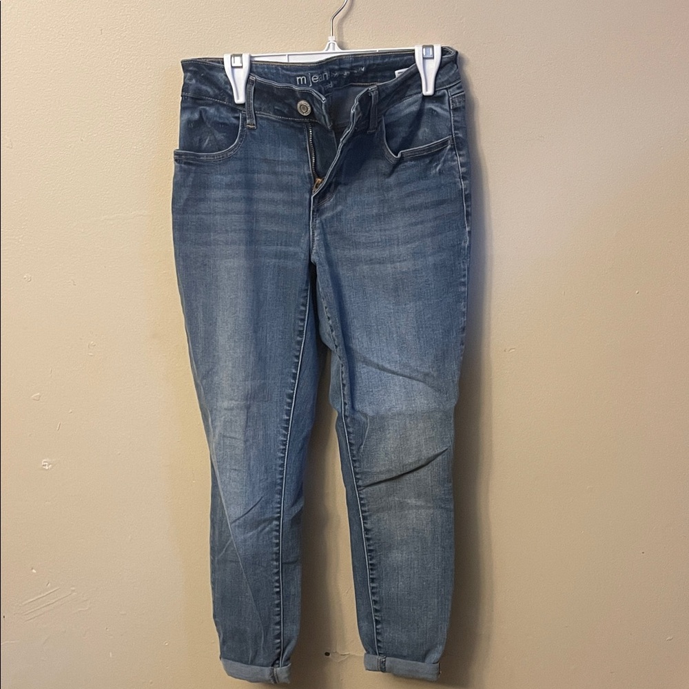 M Jeans Women's Classic Blue Cropped Denim